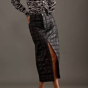 Baum und Pferdgarten Black Midi Skirt. Sz 34(EU).